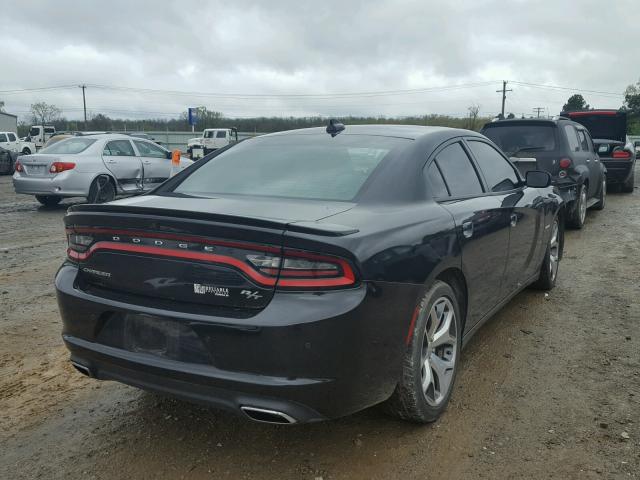 2C3CDXCTXFH848394 - 2015 DODGE CHARGER R/ BLACK photo 4