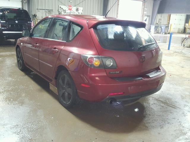 JM1BK143861475931 - 2006 MAZDA 3 HATCHBAC BURGUNDY photo 3