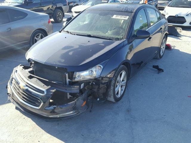 1G1PE5SB8F7154217 - 2015 CHEVROLET CRUZE LT BLUE photo 2