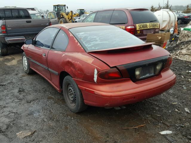 1G2JB1240T7545670 - 1996 PONTIAC SUNFIRE SE RED photo 3