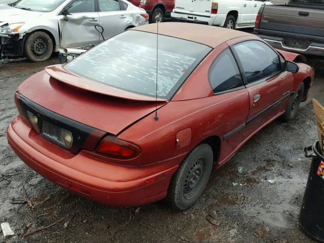 1G2JB1240T7545670 - 1996 PONTIAC SUNFIRE SE RED photo 4