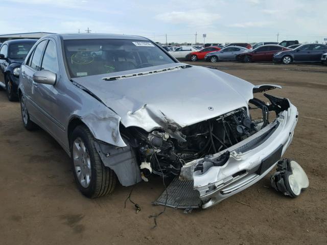 WDBRF81J45F650805 - 2005 MERCEDES-BENZ C 240 4MAT SILVER photo 1