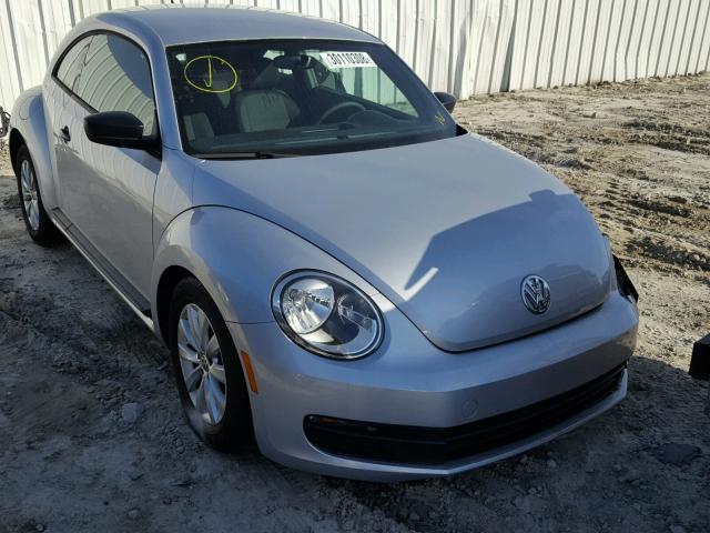 3VWF17AT7EM638501 - 2014 VOLKSWAGEN BEETLE SILVER photo 1