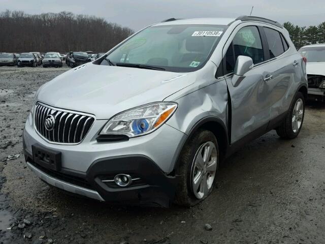 KL4CJFSB6FB241371 - 2015 BUICK ENCORE CON SILVER photo 2