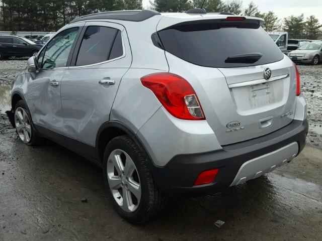 KL4CJFSB6FB241371 - 2015 BUICK ENCORE CON SILVER photo 3