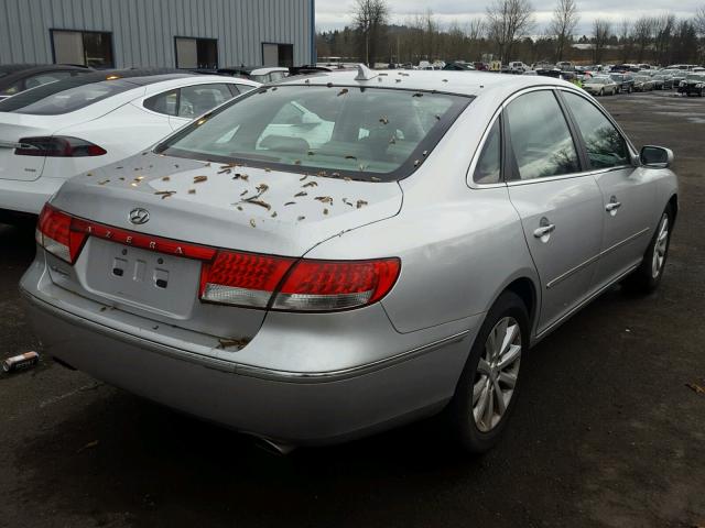 KMHFC46D99A349745 - 2009 HYUNDAI AZERA GLS SILVER photo 4