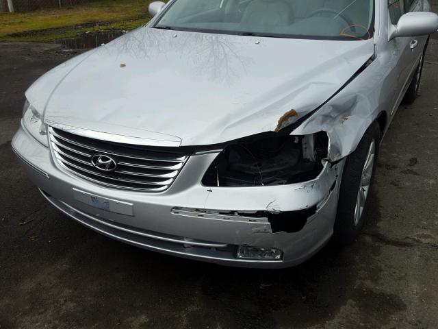 KMHFC46D99A349745 - 2009 HYUNDAI AZERA GLS SILVER photo 9