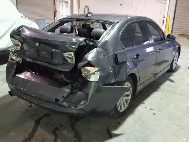 WBAVB17576NK34572 - 2006 BMW 325 I AUTO GRAY photo 4