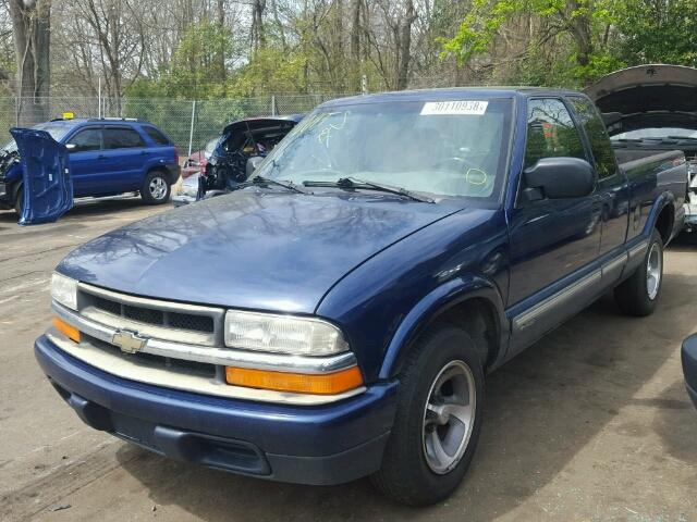 1GCCS19551K159968 - 2001 CHEVROLET S TRUCK S1 BLUE photo 2