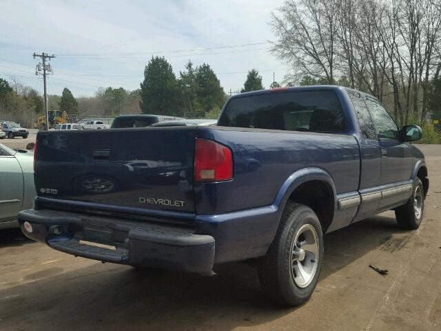 1GCCS19551K159968 - 2001 CHEVROLET S TRUCK S1 BLUE photo 4