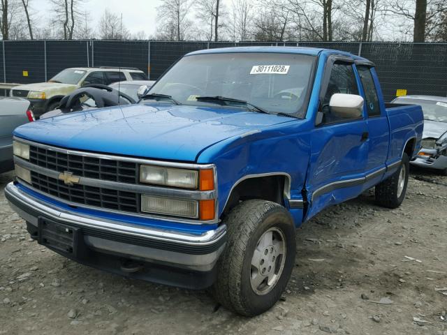 2GCEK19K3N1264335 - 1992 CHEVROLET GMT-400 K1 BLUE photo 2