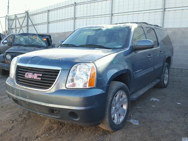 1GKFK16388R198320 - 2008 GMC YUKON XL K BLUE photo 2