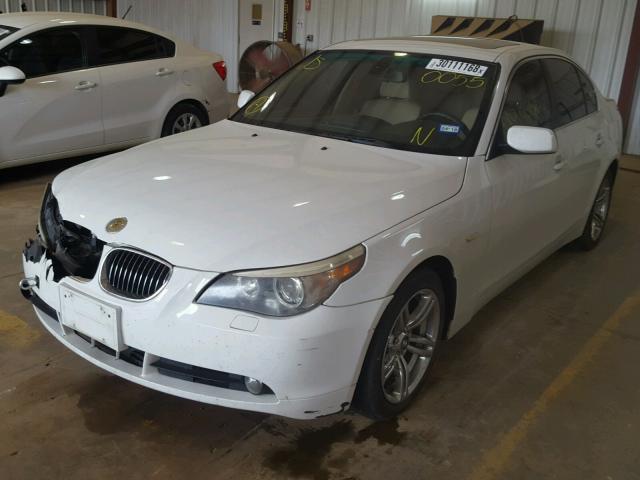 WBANE73587CM50055 - 2007 BMW 530 I WHITE photo 2