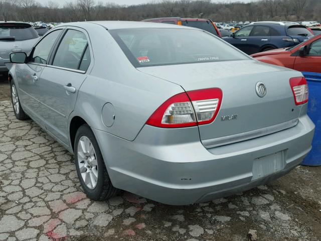 3MEHM07Z47R600623 - 2007 MERCURY MILAN SILVER photo 3