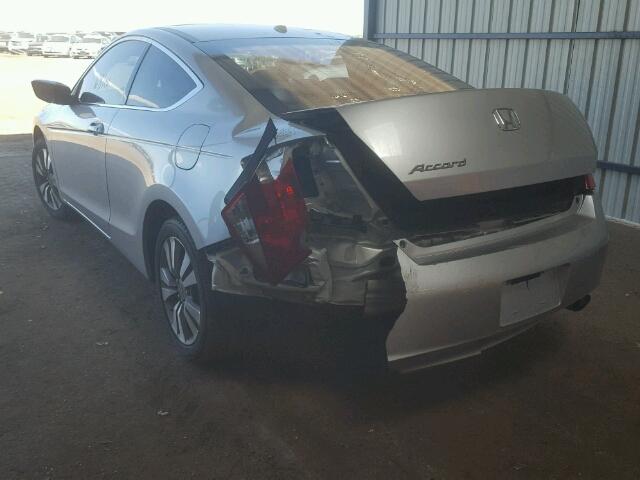 1HGCS1B88AA005198 - 2010 HONDA ACCORD EX- SILVER photo 3