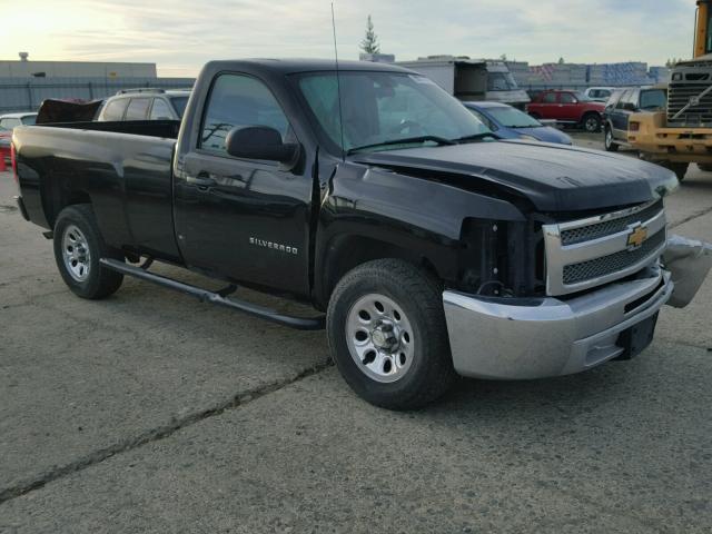 1GCNCSEA1CZ114633 - 2012 CHEVROLET SILVERADO BLACK photo 1