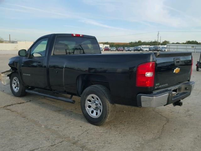 1GCNCSEA1CZ114633 - 2012 CHEVROLET SILVERADO BLACK photo 3