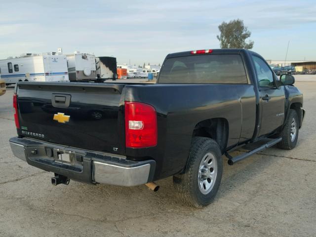 1GCNCSEA1CZ114633 - 2012 CHEVROLET SILVERADO BLACK photo 4