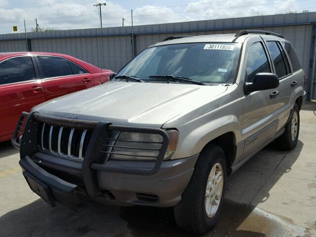 1J4GX48S03C588521 - 2003 JEEP GRAND CHER BEIGE photo 2