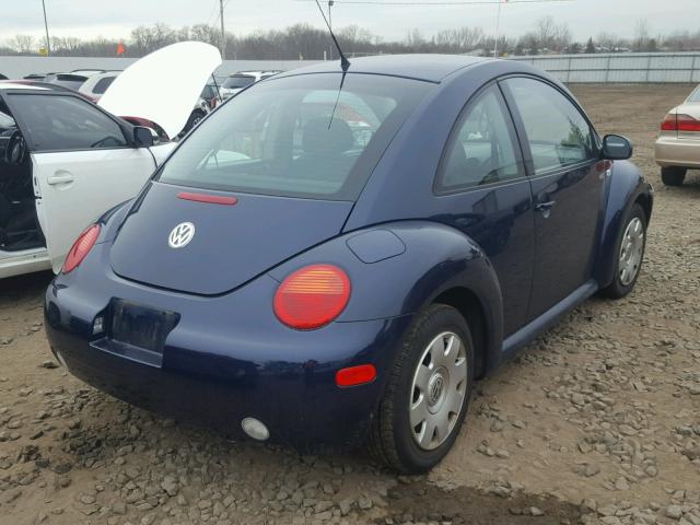 3VWBK21CX3M425960 - 2003 VOLKSWAGEN NEW BEETLE BLUE photo 4