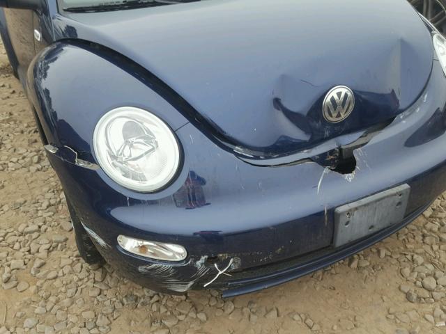 3VWBK21CX3M425960 - 2003 VOLKSWAGEN NEW BEETLE 蓝色 照片 9
