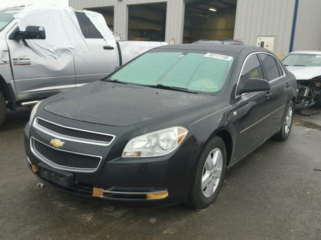 1G1ZG57B58F176115 - 2008 CHEVROLET MALIBU LS შავი ფოტო 2