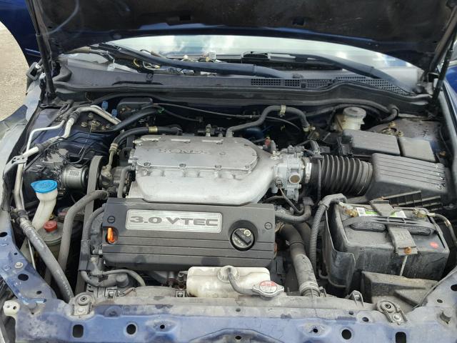 1HGCM66575A066409 - 2005 HONDA ACCORD EX BLUE photo 7