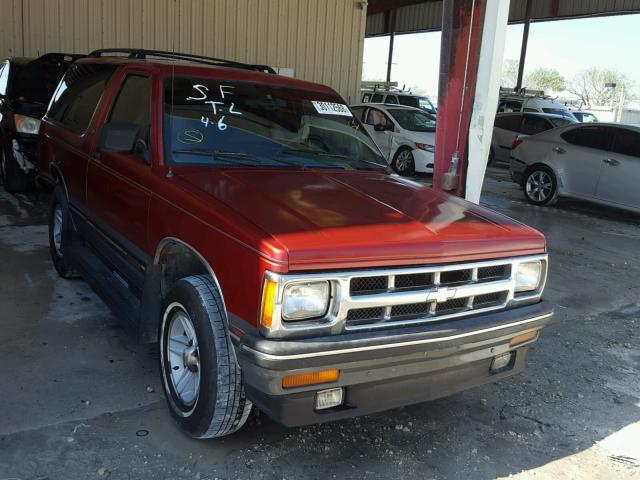 1GNCS18W7R0100039 - 1994 CHEVROLET BLAZER S10 BURGUNDY photo 1