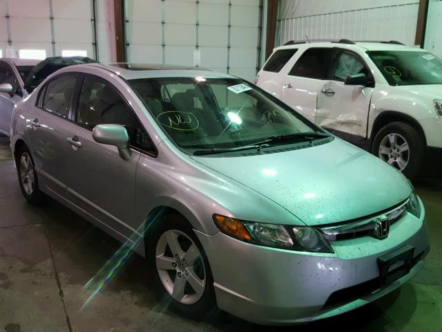 1HGFA16897L127849 - 2007 HONDA CIVIC EX SILVER photo 1