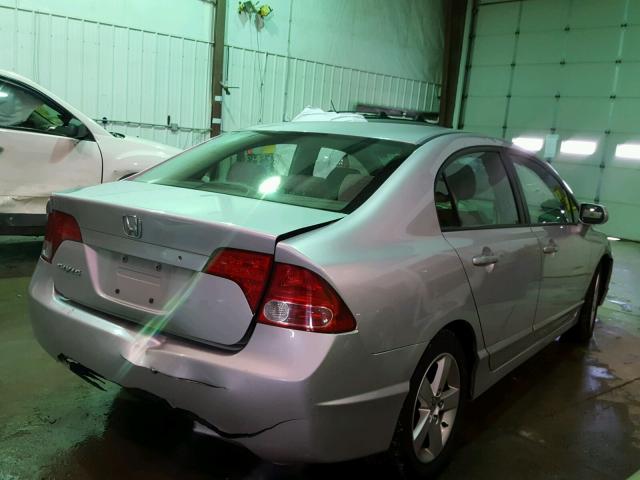 1HGFA16897L127849 - 2007 HONDA CIVIC EX SILVER photo 4