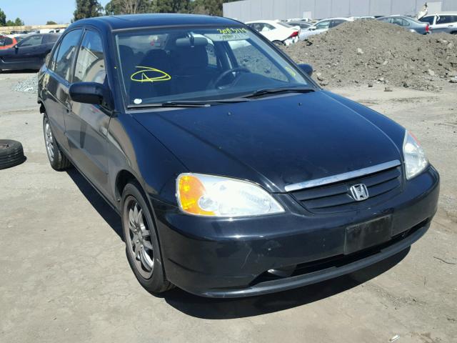 2HGES26721H619228 - 2001 HONDA CIVIC EX BLACK photo 1