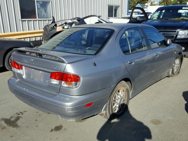 JNKCP11A8YT310797 - 2000 INFINITI G20 GRAY photo 4