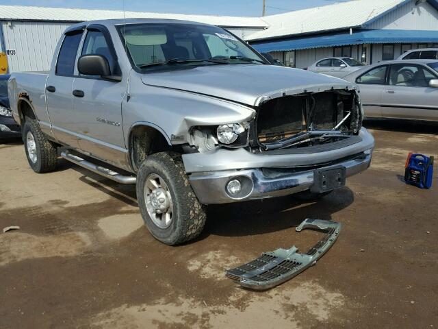 3D7KU28DX3G722193 - 2003 DODGE RAM 2500 S SILVER photo 1