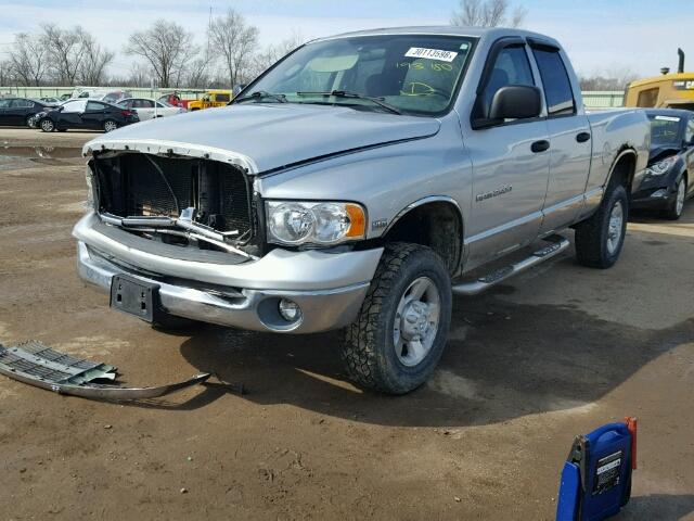 3D7KU28DX3G722193 - 2003 DODGE RAM 2500 S SILVER photo 2