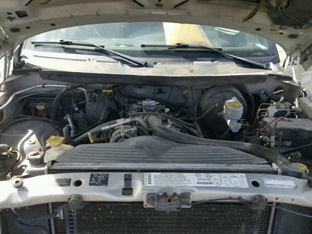 3B7HF13Z2YG138616 - 2000 DODGE RAM 1500 SILVER photo 7