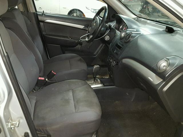 KL1TD56688B001513 - 2008 CHEVROLET AVEO BASE Gümüş foto 5