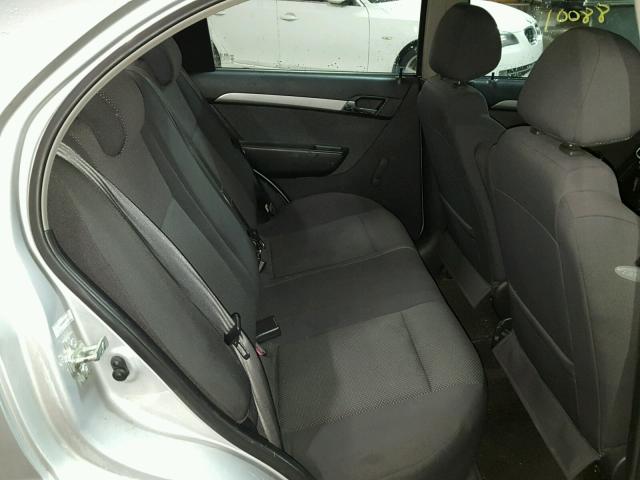 KL1TD56688B001513 - 2008 CHEVROLET AVEO BASE Gümüş foto 6