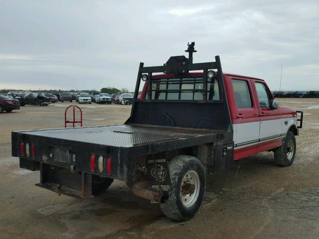 1FTHW26F0VEA33387 - 1997 FORD F250 TWO TONE photo 4