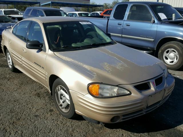 1G2NE52T81M582956 - 2001 PONTIAC GRAND AM S GOLD photo 1