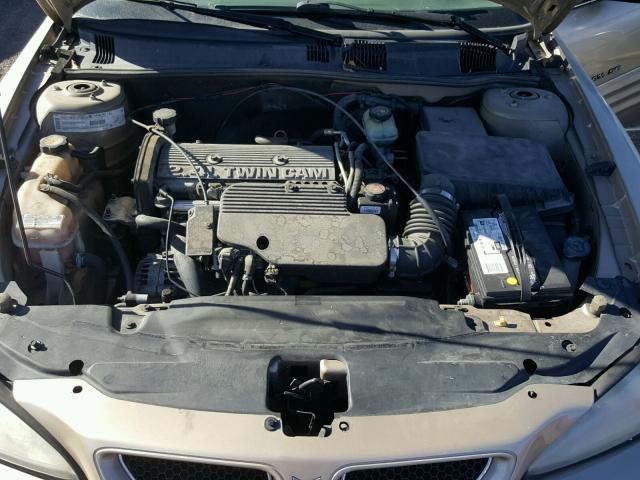 1G2NE52T81M582956 - 2001 PONTIAC GRAND AM S Qızıl foto 7