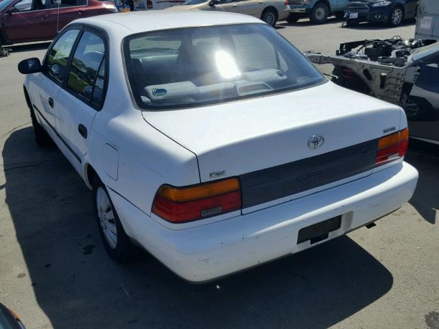 1NXAE09EXPZ057695 - 1993 TOYOTA COROLLA LE WHITE photo 3