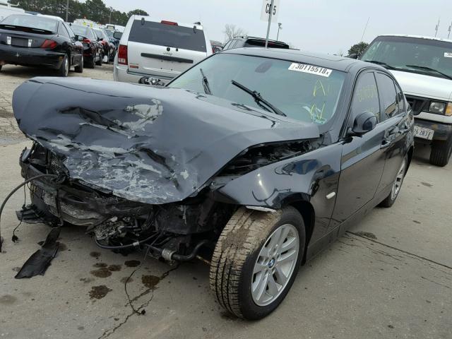 WBAVC93527KX54442 - 2007 BMW 328 XI BLACK photo 2