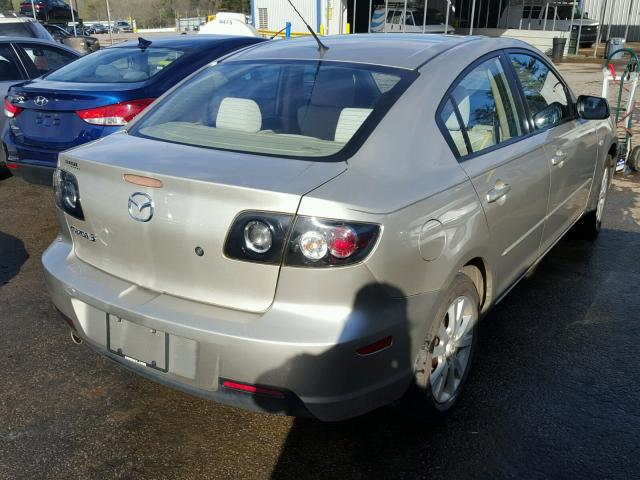 JM1BK32F671702494 - 2007 MAZDA 3 I TAN photo 4