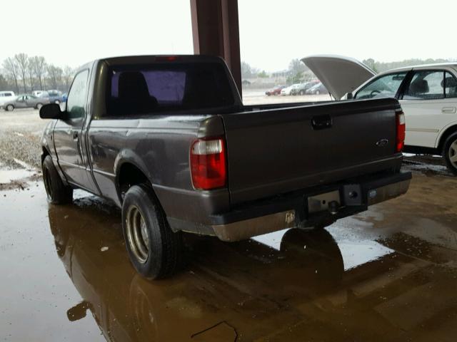 1FTYR10D25PA94401 - 2005 FORD RANGER GRAY photo 3