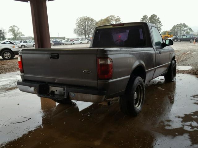 1FTYR10D25PA94401 - 2005 FORD RANGER GRAY photo 4