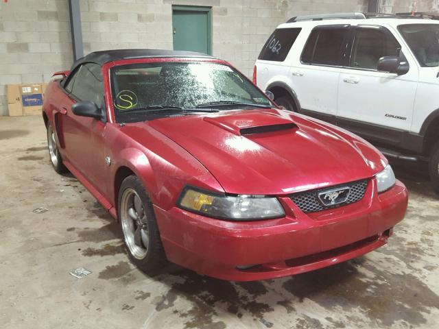 1FAFP45X14F235776 - 2004 FORD MUSTANG GT RED photo 1