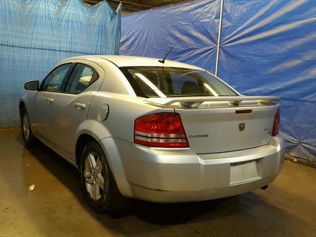 1B3CC5FB5AN117606 - 2010 DODGE AVENGER R/ SILVER photo 3