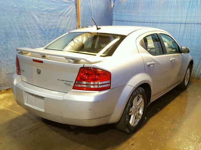 1B3CC5FB5AN117606 - 2010 DODGE AVENGER R/ SILVER photo 4