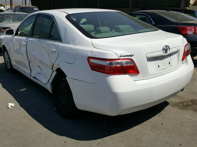 4T4BE46K19R089692 - 2009 TOYOTA CAMRY BASE WHITE photo 3