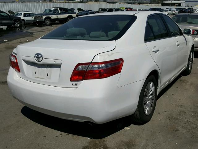 4T4BE46K19R089692 - 2009 TOYOTA CAMRY BASE WHITE photo 4